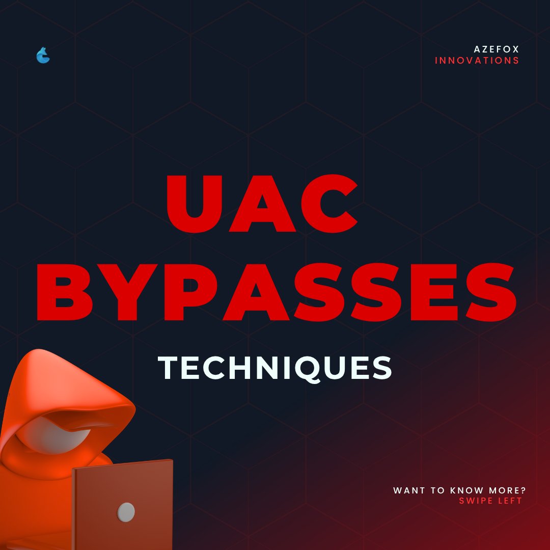 We_Azefox's tweet image. Common UAC bypass patterns defenders should watch for: auto-elevate helpers, DLL hijacking in elevated processes, and writable scheduled-task/service paths. Use least-privilege, lock down paths, enable code signing/AppLocker, and tune EDR. #UAC #WindowsSecurity #InfoSec