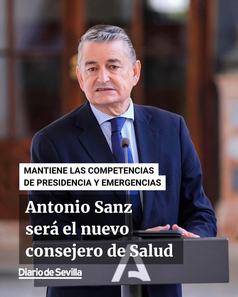 Otro capullo que no sabe ni lo que es una tirita... Un suelta venenos por esa boca... Un niño bonito... En vez de poner a un profesional de la salud, ponen a este tio... Ahora es cuando se acabó la sanidad pública Andaluza