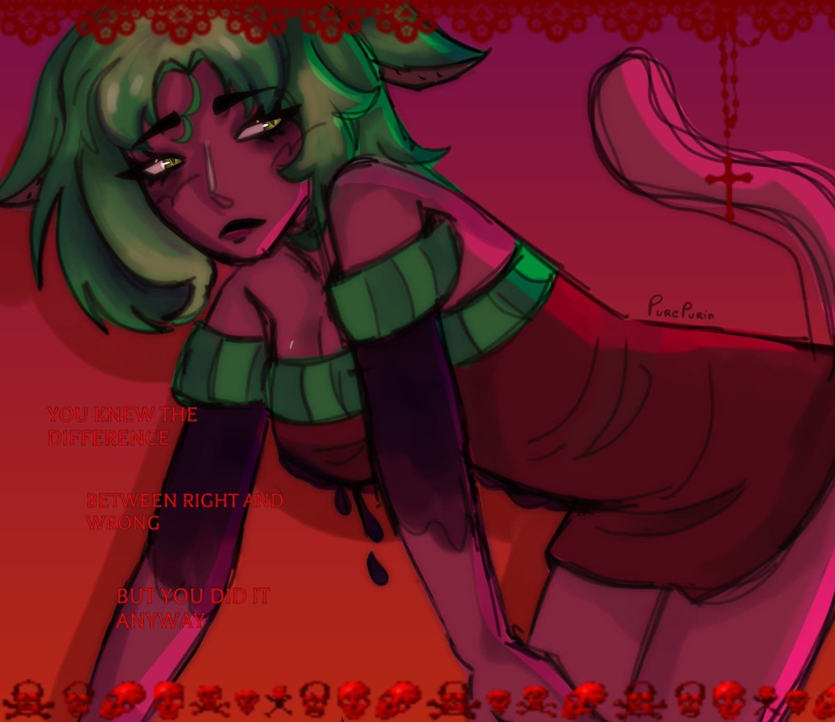 buscandoomega's tweet image. oi rs mais uma dela 🍉 ! #algorithomus #mundotorajo #mundodotorajo #fanart