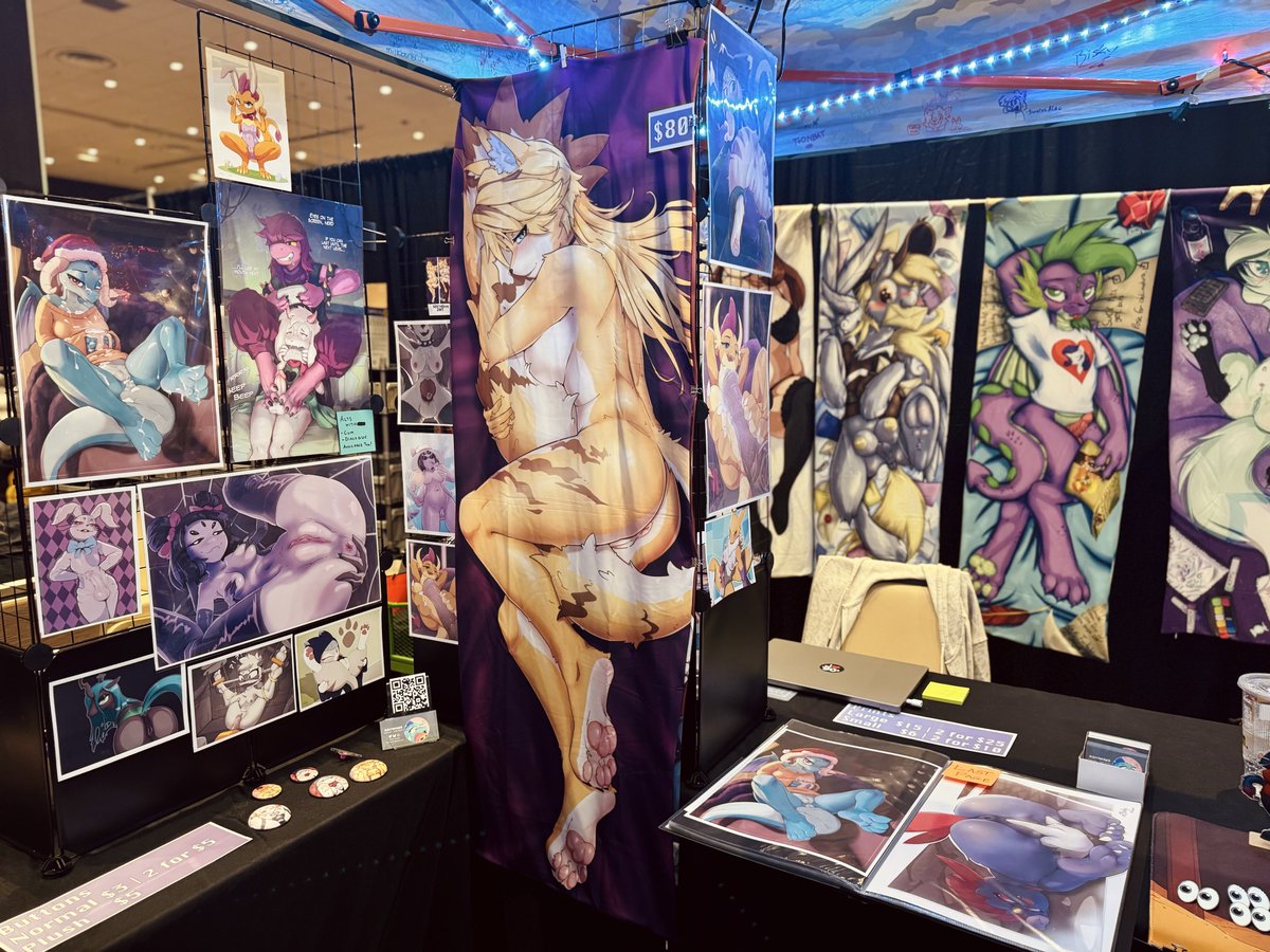 All set up in the BLFC 18+ section! Come by and say hi 👋