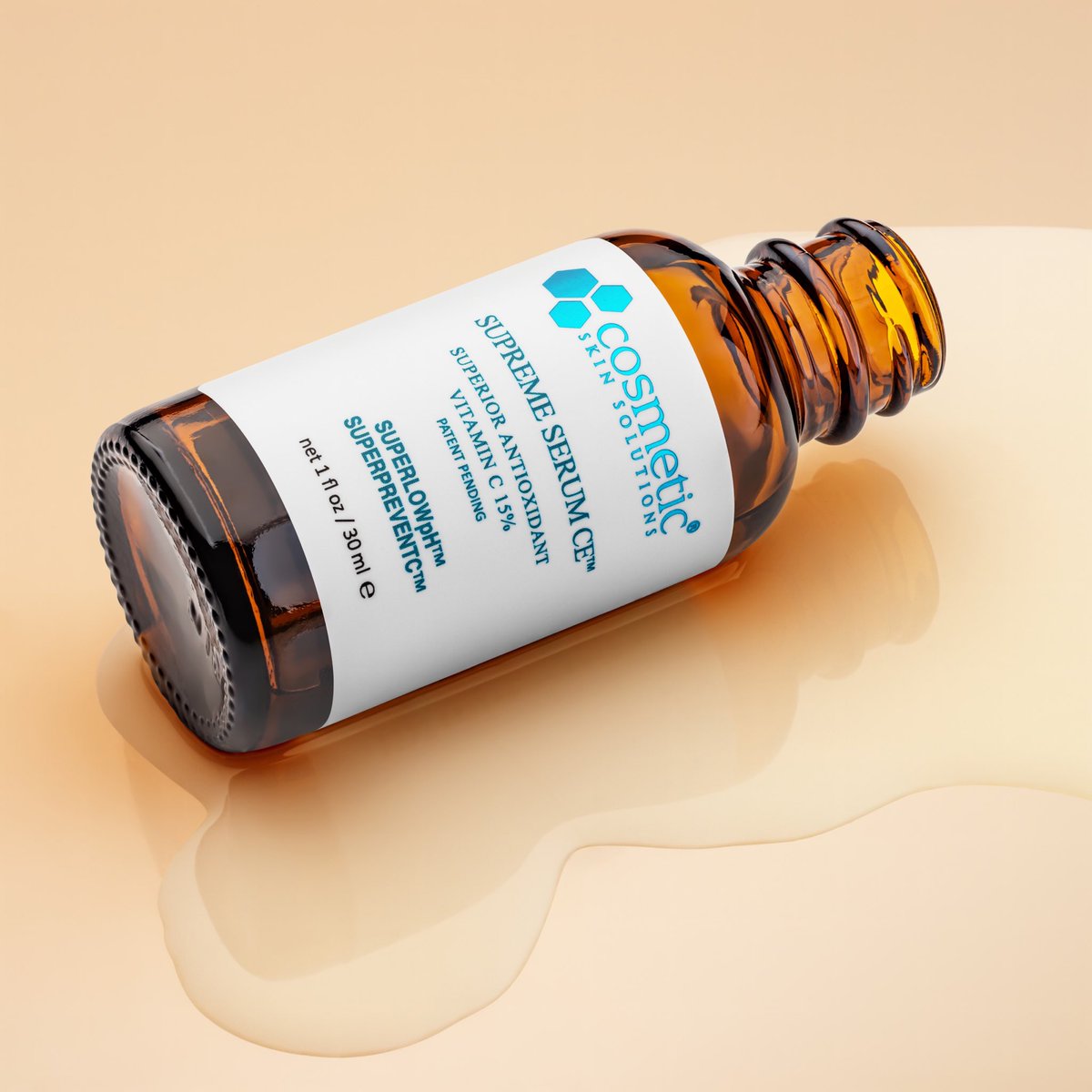 CSS_ScienceLab's tweet image. Introducing our Supreme Serum CE

Lightweight, fast-absorbing &amp;amp; clinically tested.

Contains 15% Vitamin C + Vitamin E to brighten, hydrate &amp;amp; smooth for youthful skin.

#SupremeSerumCE #CosmeticSkinSolutions