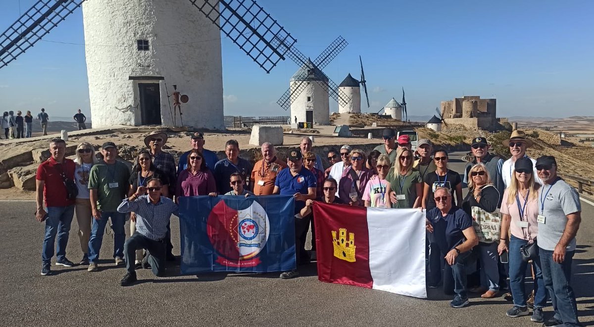 Con los amigos de IPA Vallés Occidental durante la Semana de la Amistad en Consuegra