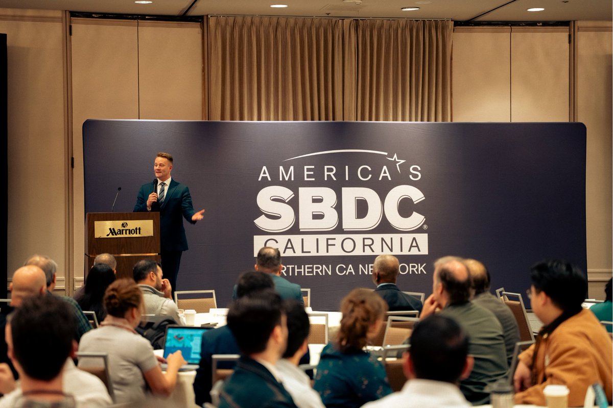CaliforniaOSBA's tweet image. 📍 #Emerge2025 brought NorCal’s top minds in capital &amp;amp; AI together and CalOSBA’s own Clair Whitmer took the stage!

🎤 30+ speakers
💡 16 sessions
🤝 2 days of real business impact

Thanks NorCal SBDC for driving small biz forward!

#SmallBizCA #CalOSBA