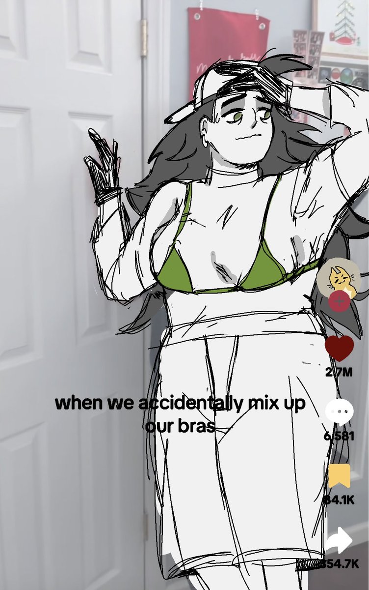 I just had to redraw this tiktok as frandi im sorry