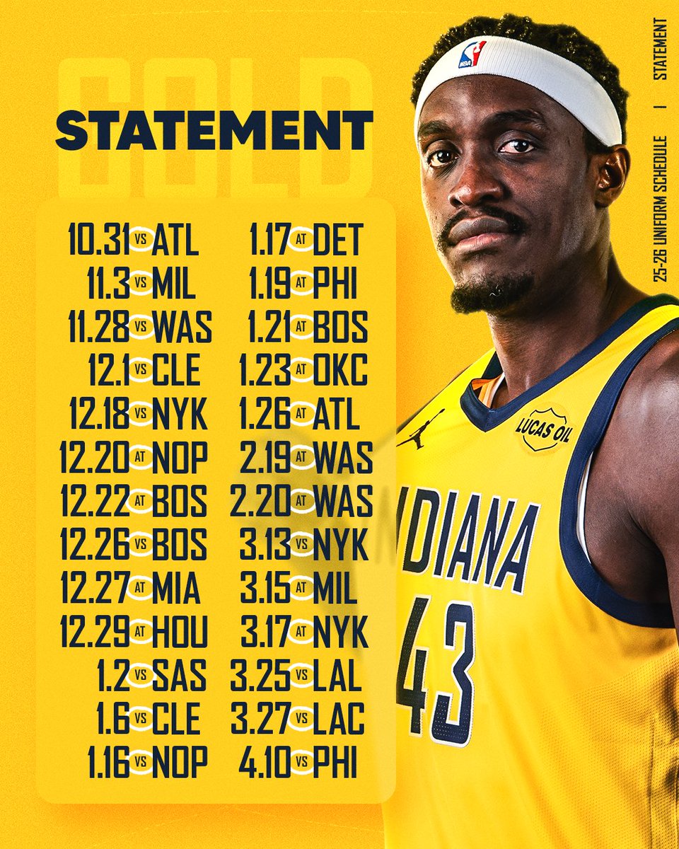 every time we will be wearing our Statement jersey this season 🟡 