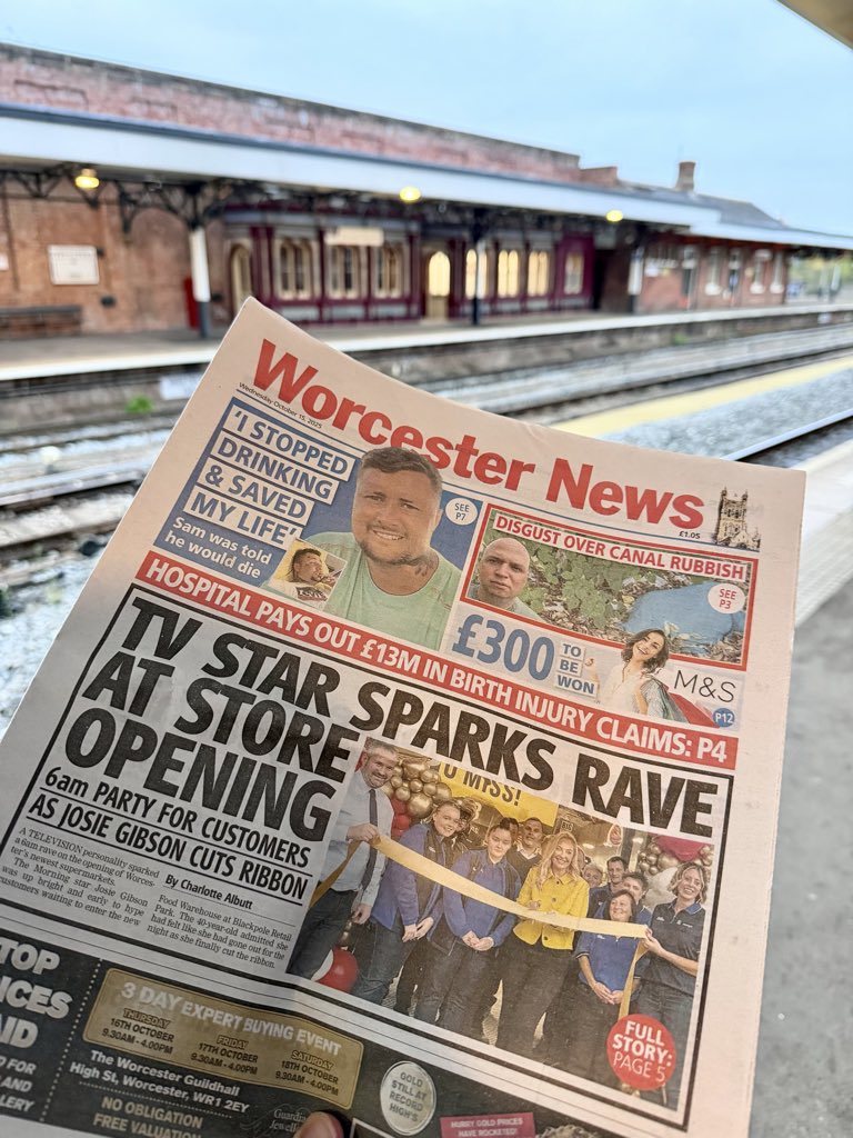ItsKrisTatum's tweet photo. Heading back home to the North East after a couple of days in the mighty @WorcesterNews office.

From shadowing the amazing @Cat_Phillips to training reporters - so nice to be back in a newsroom again (and put faces to names). Thanks to the team for being so welcoming! 🗞️💻 https://t.co/fE2RaEuwdG