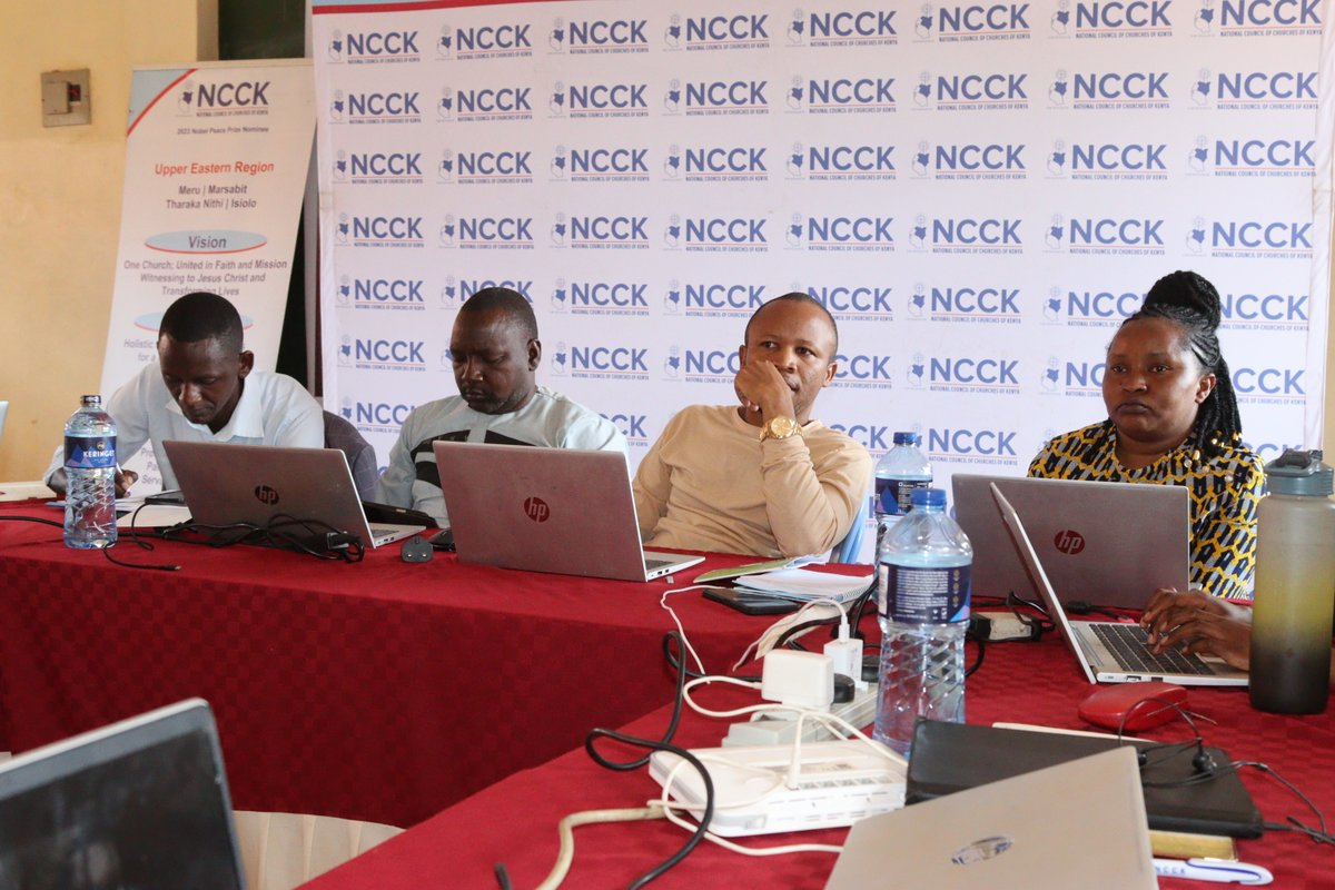 NcckUpper's tweet photo. The NCCK Upper Eastern Region kicked off its Quarterly Review and Planning Meeting for the CA Project in Embu with a devotion by Isaac Komme from 1 Samuel 30:4–6 and Psalms 121, reminding participants to find strength and help in the Lord. #ConservationAgriculture #NCCK https://t.co/ADLJTxlZ7d