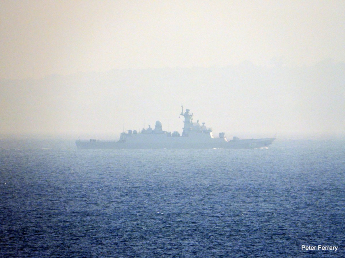 PeterFerrary's tweet image. Algerian corvette
ADHAFER 920  🇩🇿
Strait of Gibraltar westbound Oct 15 2025