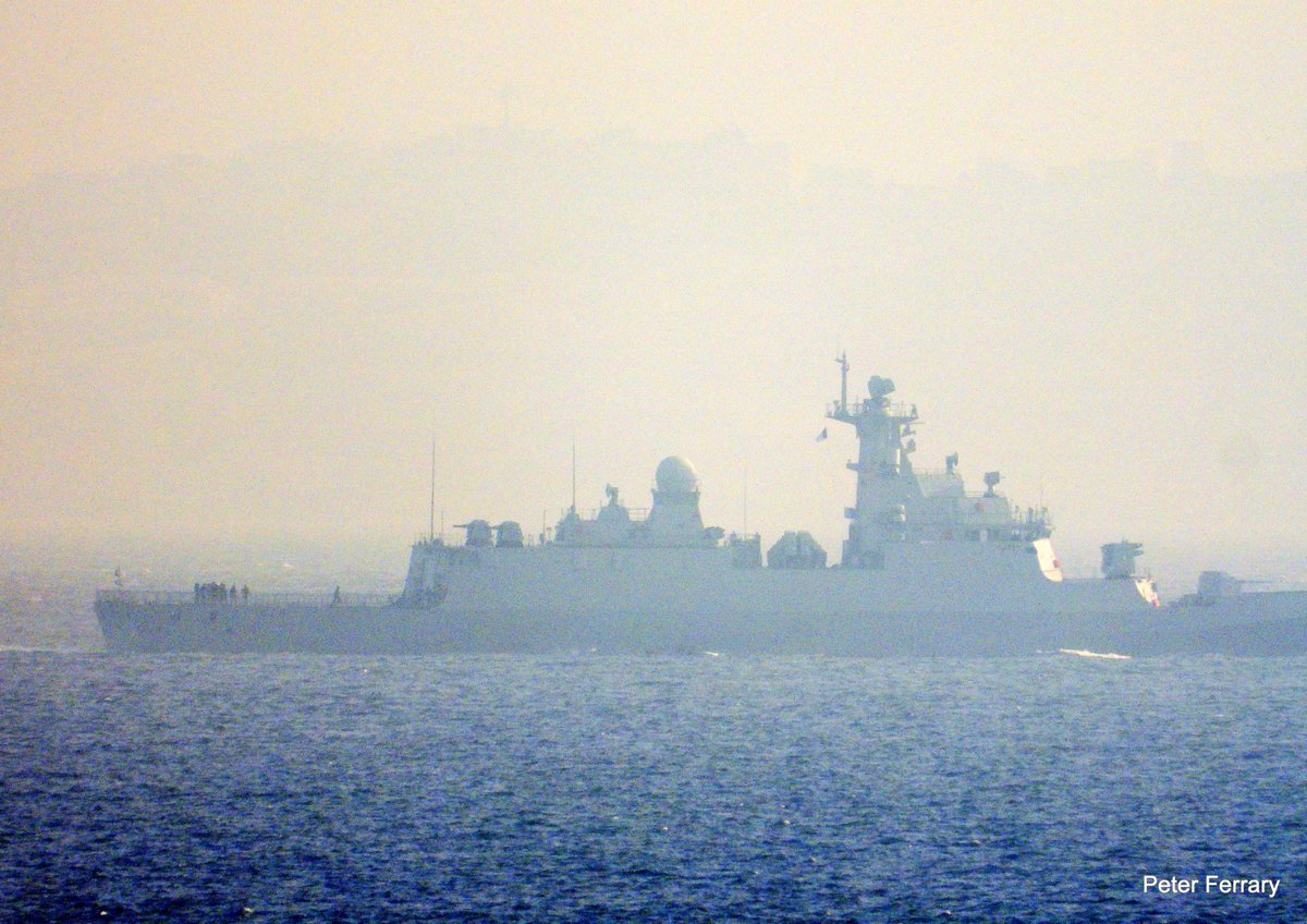 PeterFerrary's tweet image. Algerian corvette
ADHAFER 920  🇩🇿
Strait of Gibraltar westbound Oct 15 2025