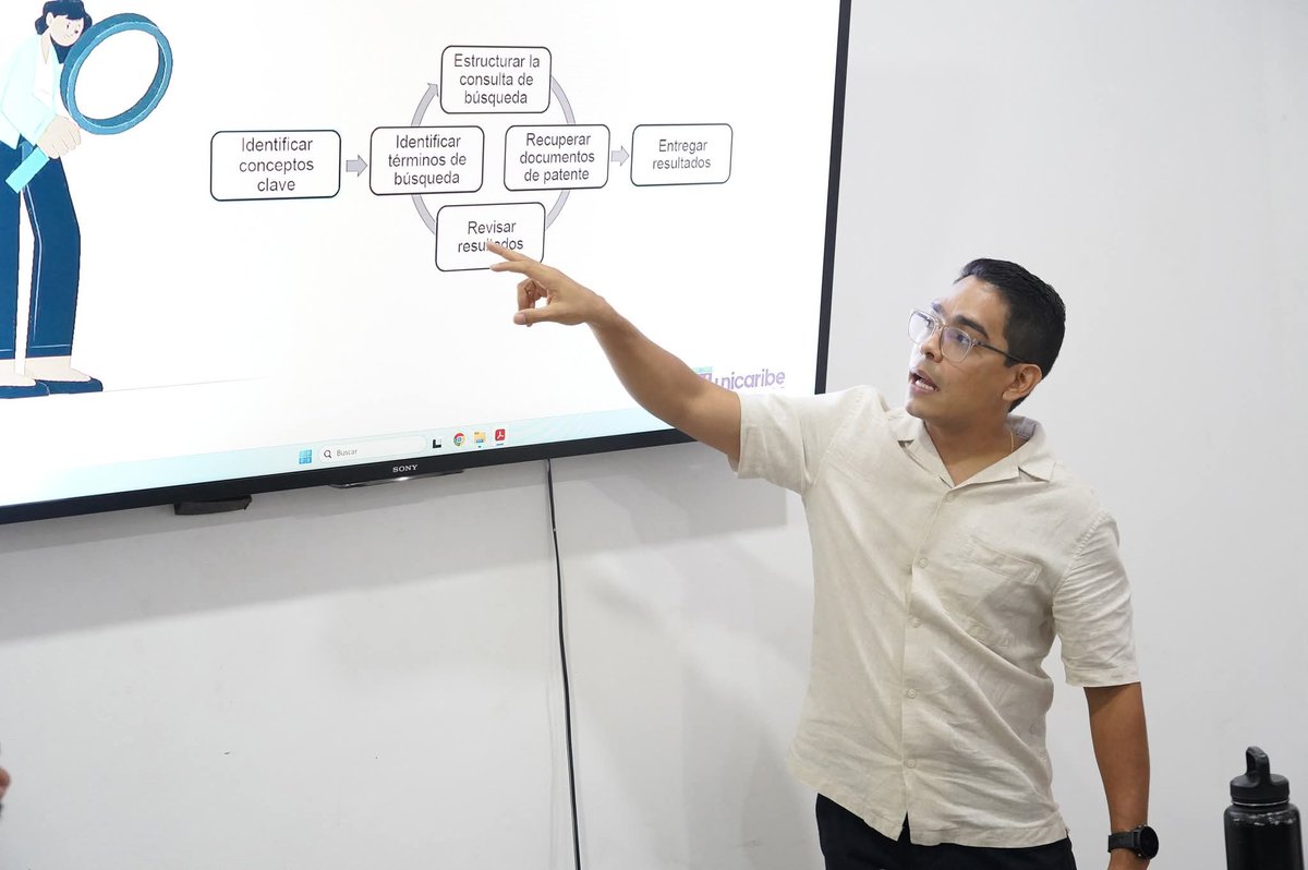 🟪🟨🟩 Institución Universitaria del Caribe fortalece nociones sobre propiedad industrial y patentes en el ámbito científico

La Institución Universitaria del Caribe, Unicaribe, realizó el conversatorio “Propiedad Industrial en el Aula: Patentes como fuente de información
