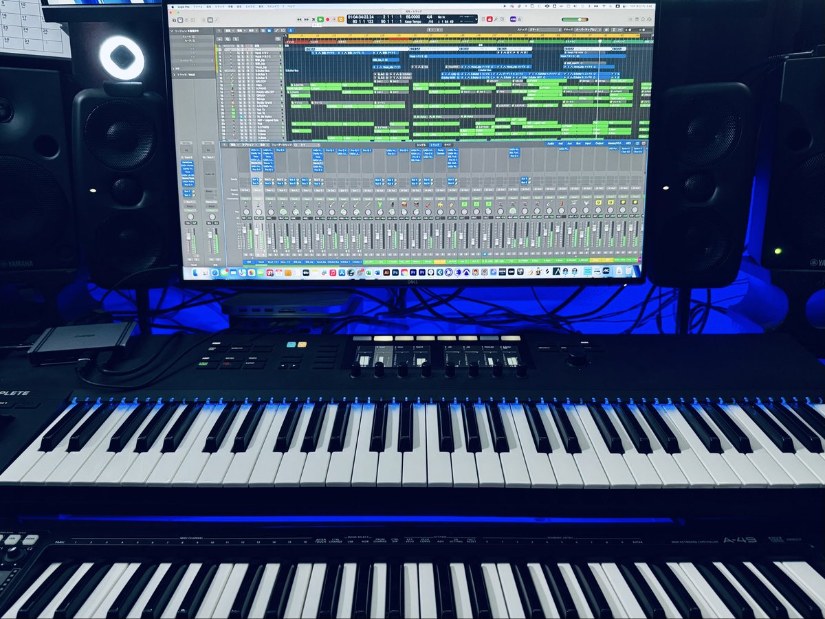 できた…🎼💻
今までとは違う雰囲気の楽曲に仕上がっています✨
仮歌＆仮ミックスを聴いてもらいここから微調整😌
リリースをお楽しみ🎶

#シンガーソングライター
#DTM
#DTMer