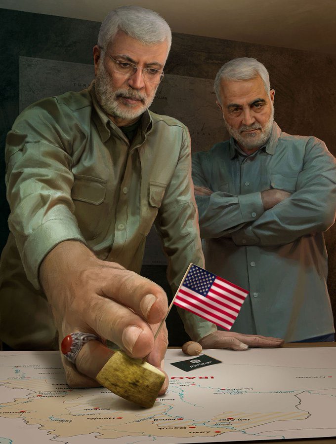 قاسم سلیماني أبا مهدي لکم منّا التحایا بُکرةّ وأصیلاً...