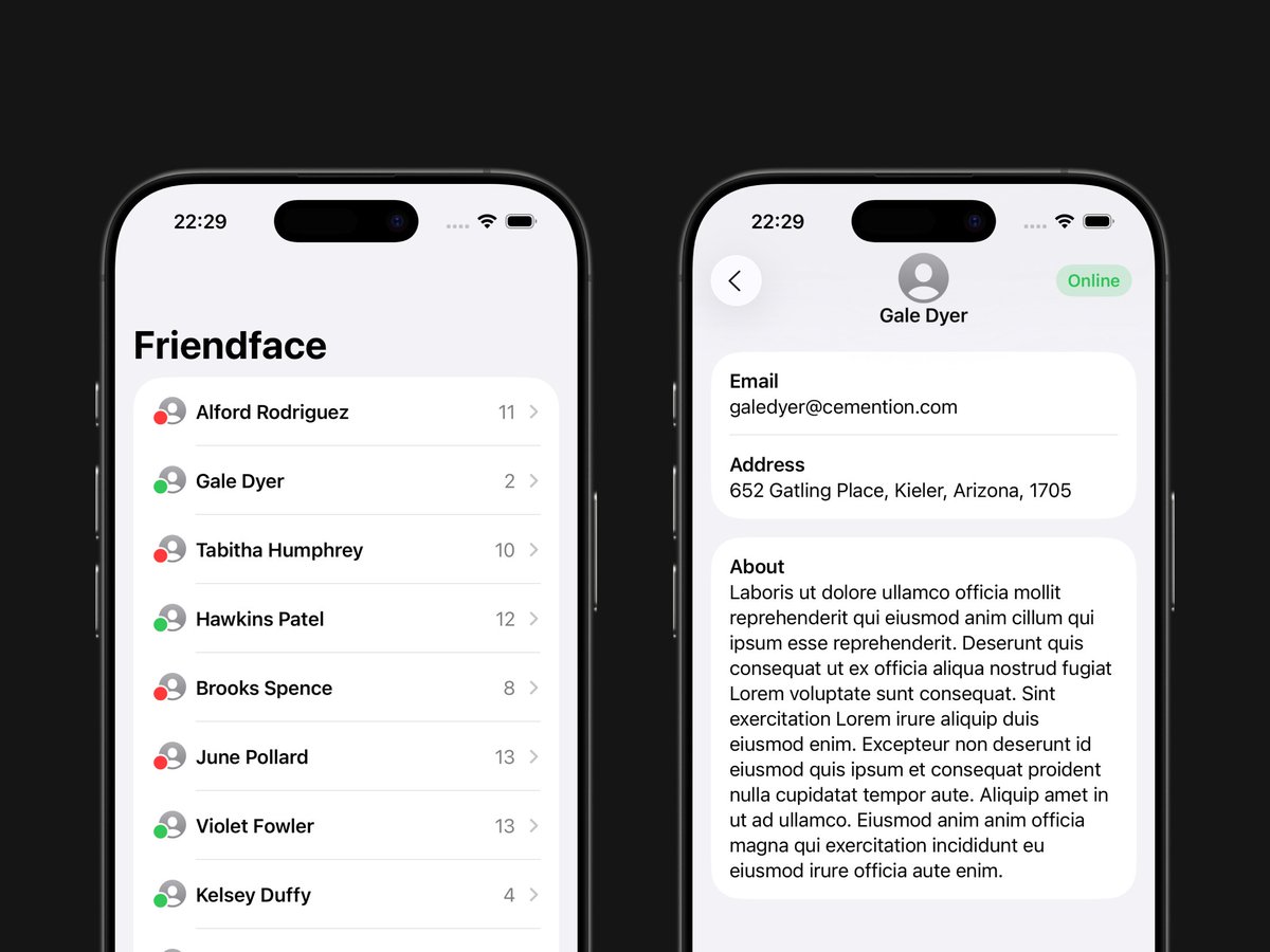 hermanhaidin's tweet image. ☑️ Day 60 of #100DaysOfSwiftUI
Today's challenge reminded me how to retrieve data from JSON.