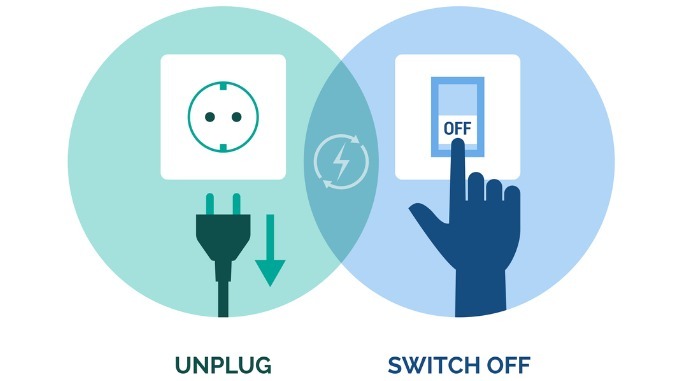Unplug the energy vampires in your home that drive up your energy bill. Most electronics continue to use energy even when turned off or not in use. Unplugging unused devices is a simple way to save.
