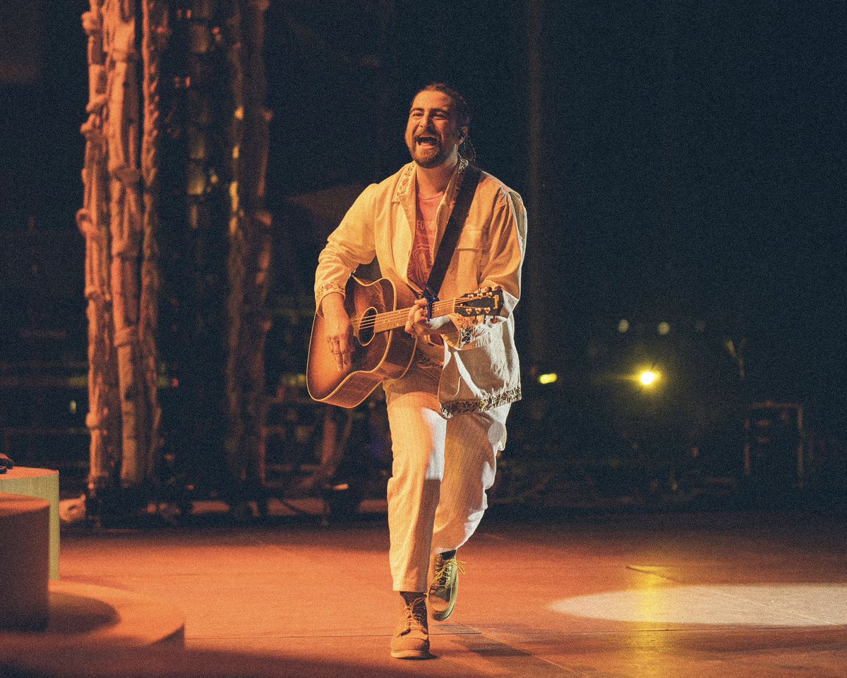 NoahKahan's tweet photo. It’s always a privilege to headline a festival. Thanks salt lake for showing up thru thick and thin for me https://t.co/cc7lB3qe4W