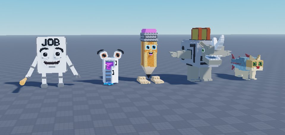 g1uye's tweet image. Some brainrot models i made for my upcoming game🌟
#roblox #RobloxDev