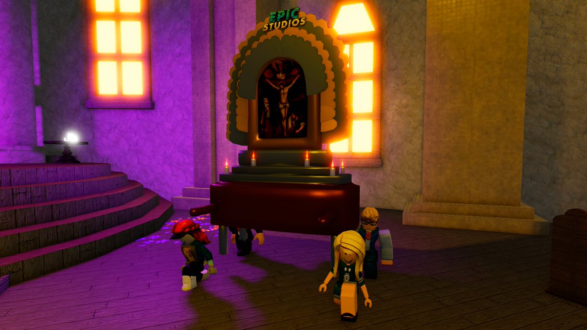 La primera misa del Señor de los Milagros en #Roblox empieza hoy a las 5 PM. 🙏📿

¿Ya estas preparado para asistir y cargar la santa procesión por el juego? 👀

🔗 roblox.com/es/games/14043…
