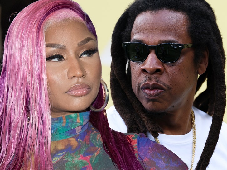 😳 Nicki Minaj says she won't be dropping her new album and it's all thanks to Jay-Z... tmz.me/vtKdzhn