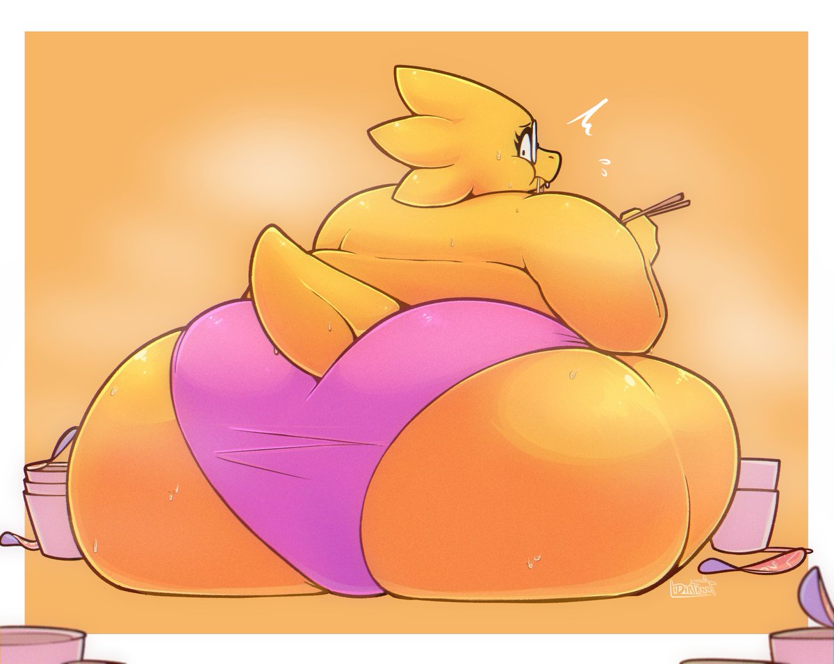 dirtann's tweet image. big nerd ass redraw