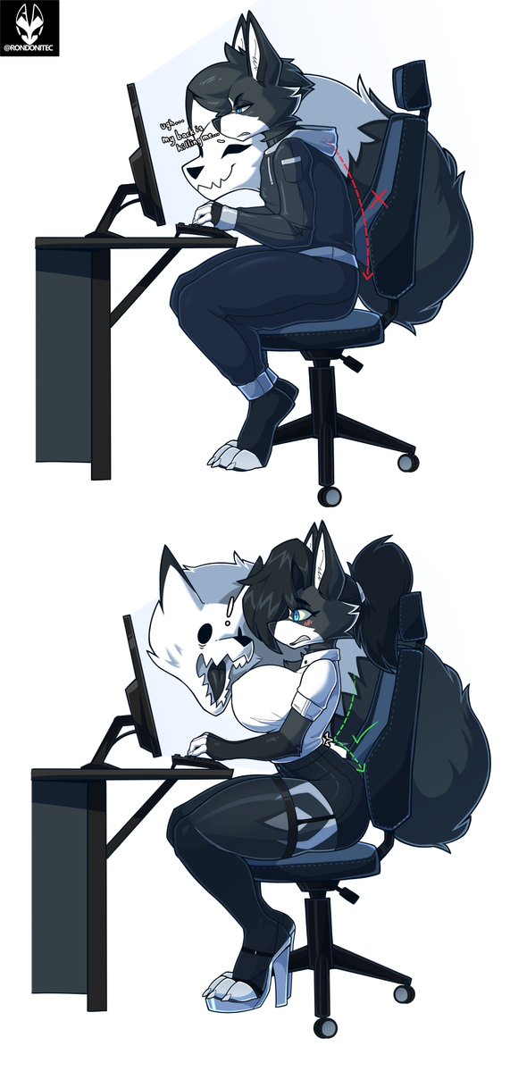 💙Nori💙 (@rondonitec) on Twitter photo Correct gaming posture ⌨️🖱️ Correct gaming posture ⌨️🖱️