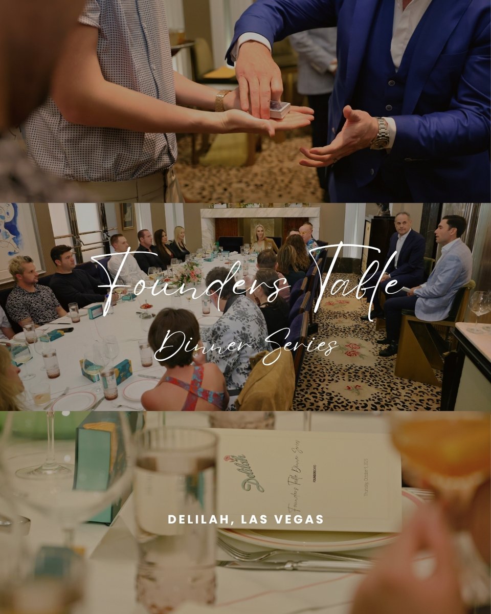 Last week, we gathered FoundersCard Members at Delilah in Las Vegas for an unforgettable Founders Table Dinner  – an evening of connection, conversation, and community among founders and industry leaders. #FoundersCard #FCDinnerSeries