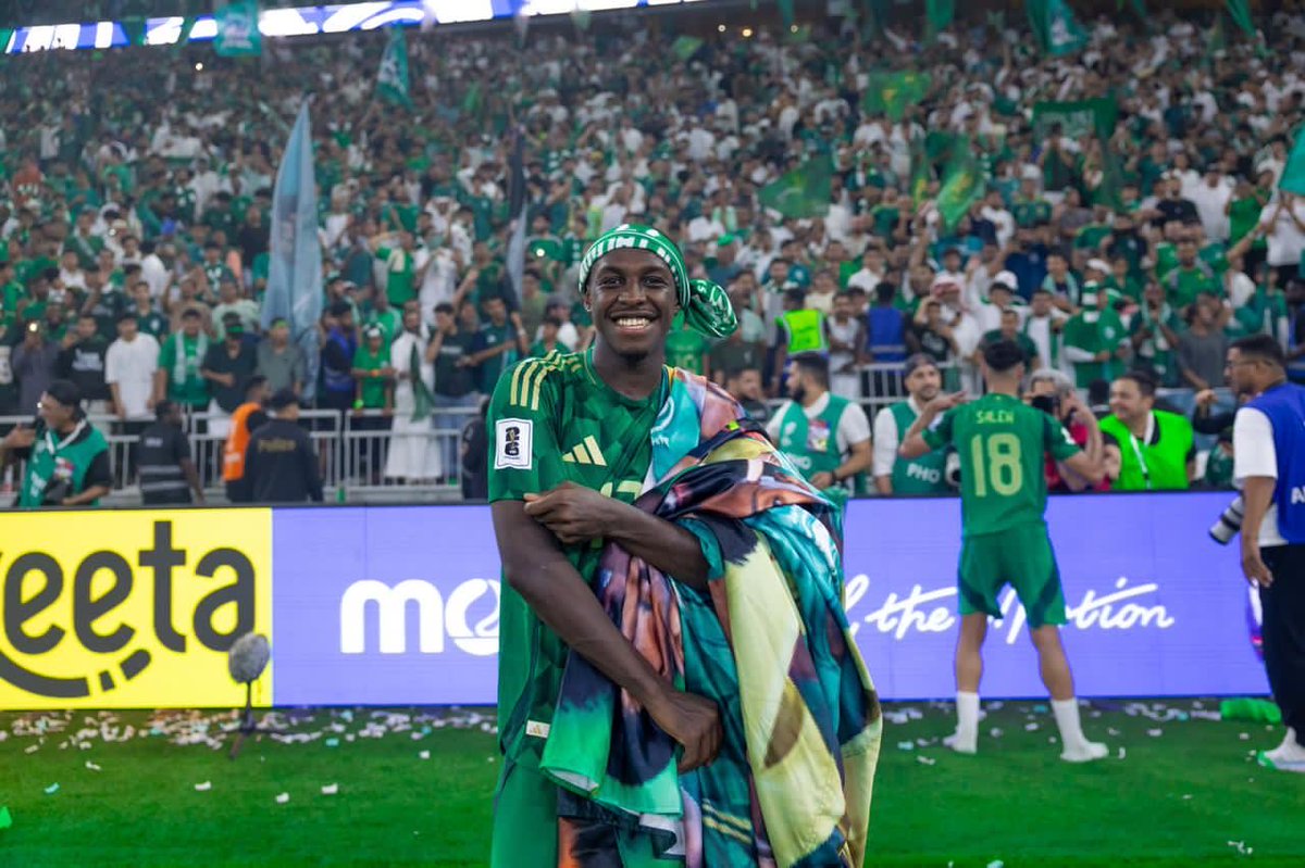 Saudabdualhamed's tweet image. الحمد لله على التأهل إلى كأس العالم 2026 🇸🇦🏆 
الوطن يستحق دائمًا الأفضل 💚
 #wc2026
