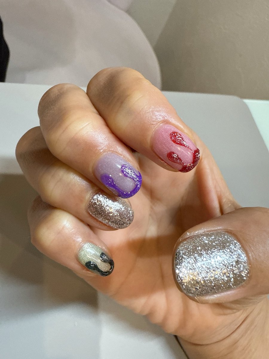 やっとネイルチェンジできた。