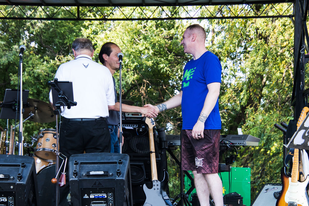 #TBT to 2019 and   the MMAF Block Party at the Hamel VFW. Recognizing grant recipients and their   families has always been at the core of the mission of MMAF! #TBT   #20YearsofThanks