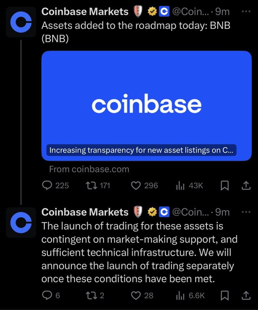 y00thereum's tweet image. Coinbase listed $TROLL before $BNB
There's a lesson here. 🛡️ 🧌 👑