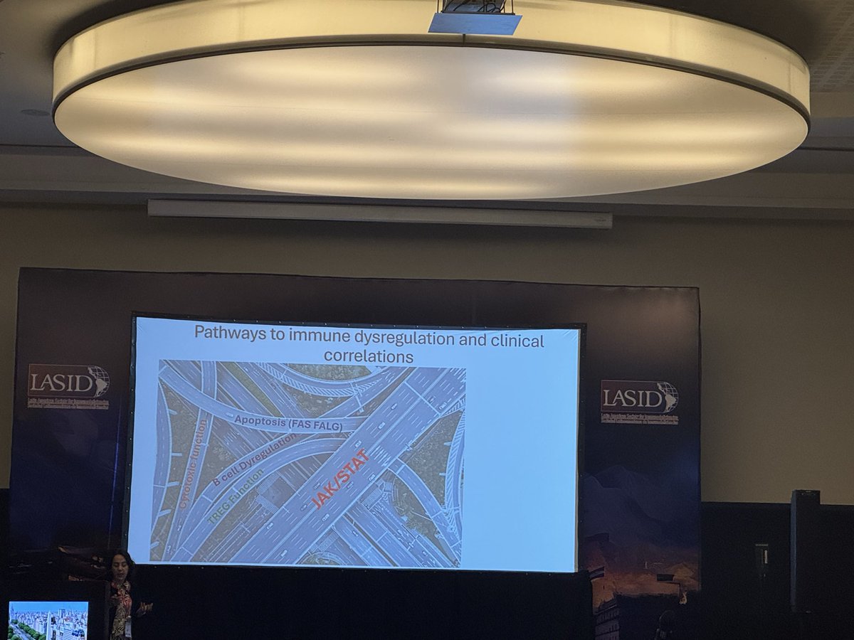LASIDimmuno's tweet image. Our very own @cecipolih navigates through the immune dysregulation pathways at LASID 2025 #lasid2025