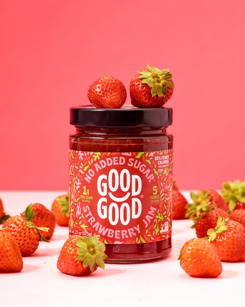 goodgoodbrand's tweet photo. You asked, we delivered! Your favorites are now available in family size! More of what you love, without the added sugar. Perfect for big breakfasts, jam parties, or just because you can never have too much of a good thing! #GOODGOOD #FamilySize #NoAddedSugar https://t.co/I8NsJfRJAw