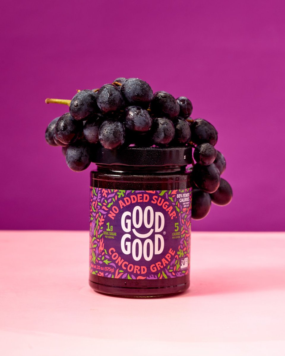 goodgoodbrand's tweet photo. You asked, we delivered! Your favorites are now available in family size! More of what you love, without the added sugar. Perfect for big breakfasts, jam parties, or just because you can never have too much of a good thing! #GOODGOOD #FamilySize #NoAddedSugar https://t.co/I8NsJfRJAw