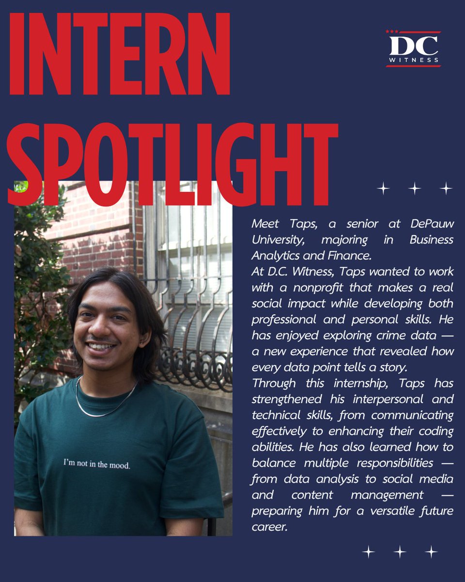 dcwitness's tweet image. 💡 Interested in gaining meaningful experience while making a difference? Visit dcwitness.org to learn more about our internship opportunities and how to apply. #internship #springinternship