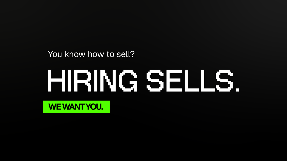 Sales Representative (Web3 Merch Sales)

We’re looking for a Salesperson who’s native to Web3 someone who understands the culture, the communities, and what makes projects tick. 

Your job: sell custom merch to crypto projects and help them turn their brand into something their