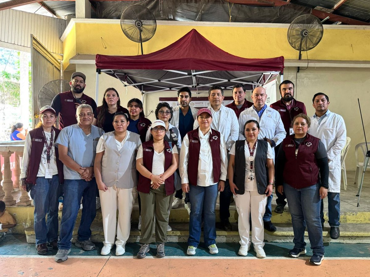 martibatres's tweet image. Brigada médica del @ISSSTE_mx, con apoyo de @FOVISSSTEmx, llega al municipio de Tamazunchale en San Luis Potosí para brindar apoyo a la comunidad afectada.