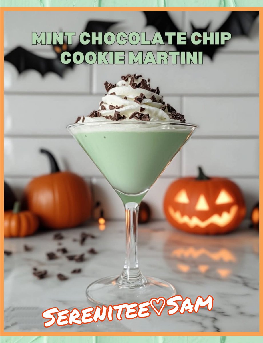 Mint Chocolate Chip Cookie Martini
Ingredients:
1 oz vanilla vodka
1 oz chocolate vodka
1 oz green crème de menthe
1 1/2 oz milk
Chocolate fudge (for rim)
Chocolate shavings (for rim and garnish)
Whipped cream (for garnish)
Instructions:
1 Rim the edge of a martini glass with