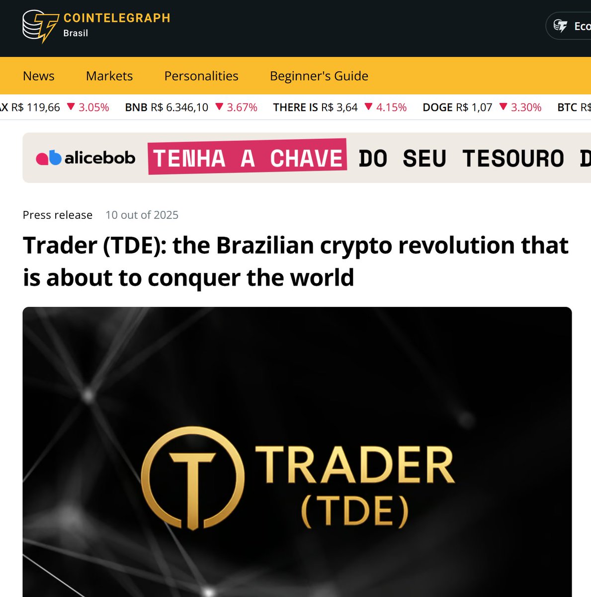 Trader Token tweet media