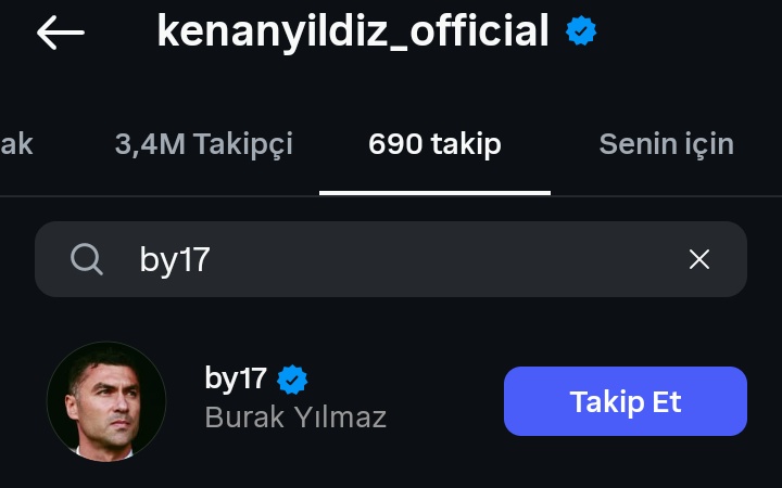 kafada karam çalmaya başladı mesela