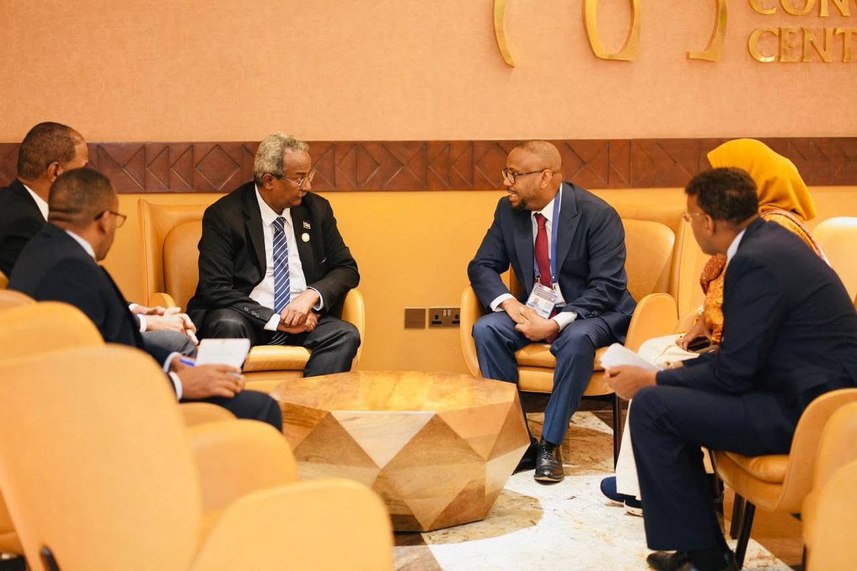 Today in #Kampala, I held a bilateral meeting with my counterpart from our brotherly nation, #Sudan — H.E. Hussein Al-Amin Al-Fadil. We discussed ways to further strengthen the diplomatic relations between our two countries. I was joined by our Ambassadors to #Uganda &amp; #Ethiopia.