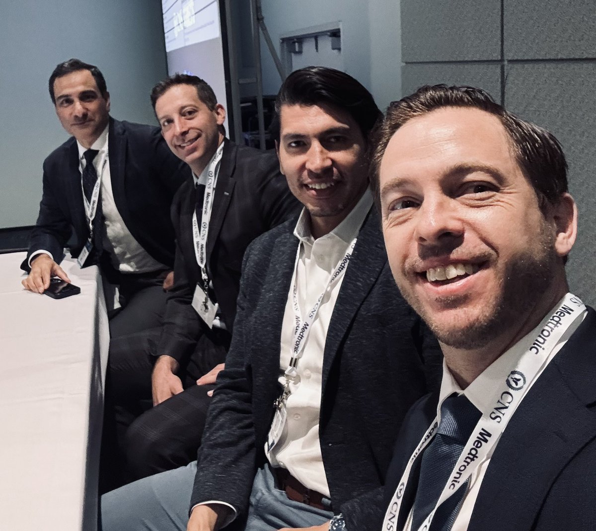 Energizing morning at #CNS2025 in LA 🧠

Our team led session on acute cervical spinal cord injury, reviewing guidelines, new evidence &amp; key controversies shaping upcoming updates.

Proud to work alongside colleagues &amp; mentors advancing care through collaboration.

#Neurosurgery