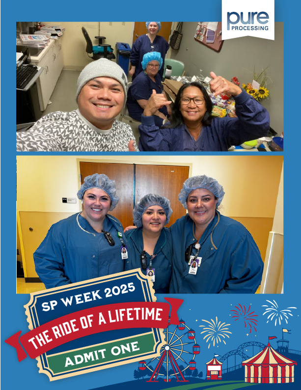 PureProcessing's tweet image. 🎢 The #SPWeek 2025 celebrations keep rolling! 💙
📸 Keep those celebration photos coming! Submit your department’s photo for a chance to win prizes and be featured on our national SP Week map.👉 hubs.ly/Q03NPXsC0
#AdmitOneSPD #SterileProcessing