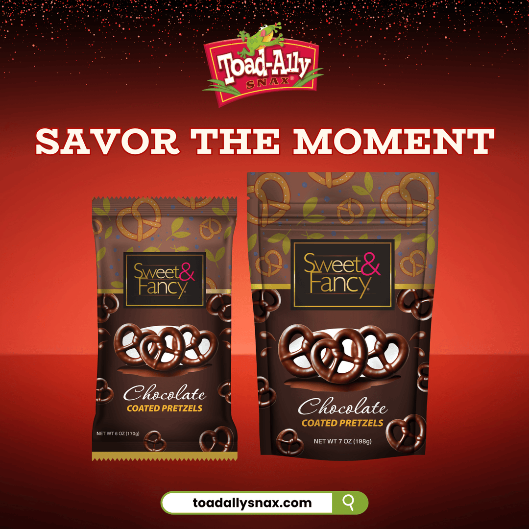 ToadallySnax's tweet image. Sweet &amp;amp; Fancy chocolates turn ordinary moments into something worth savoring because sometimes the finer side of sweet is exactly what you need.

Shop now: toadallysnax.com

#toadallysnax #snacktime #sweetandfancy #sweetcravings #pretzels