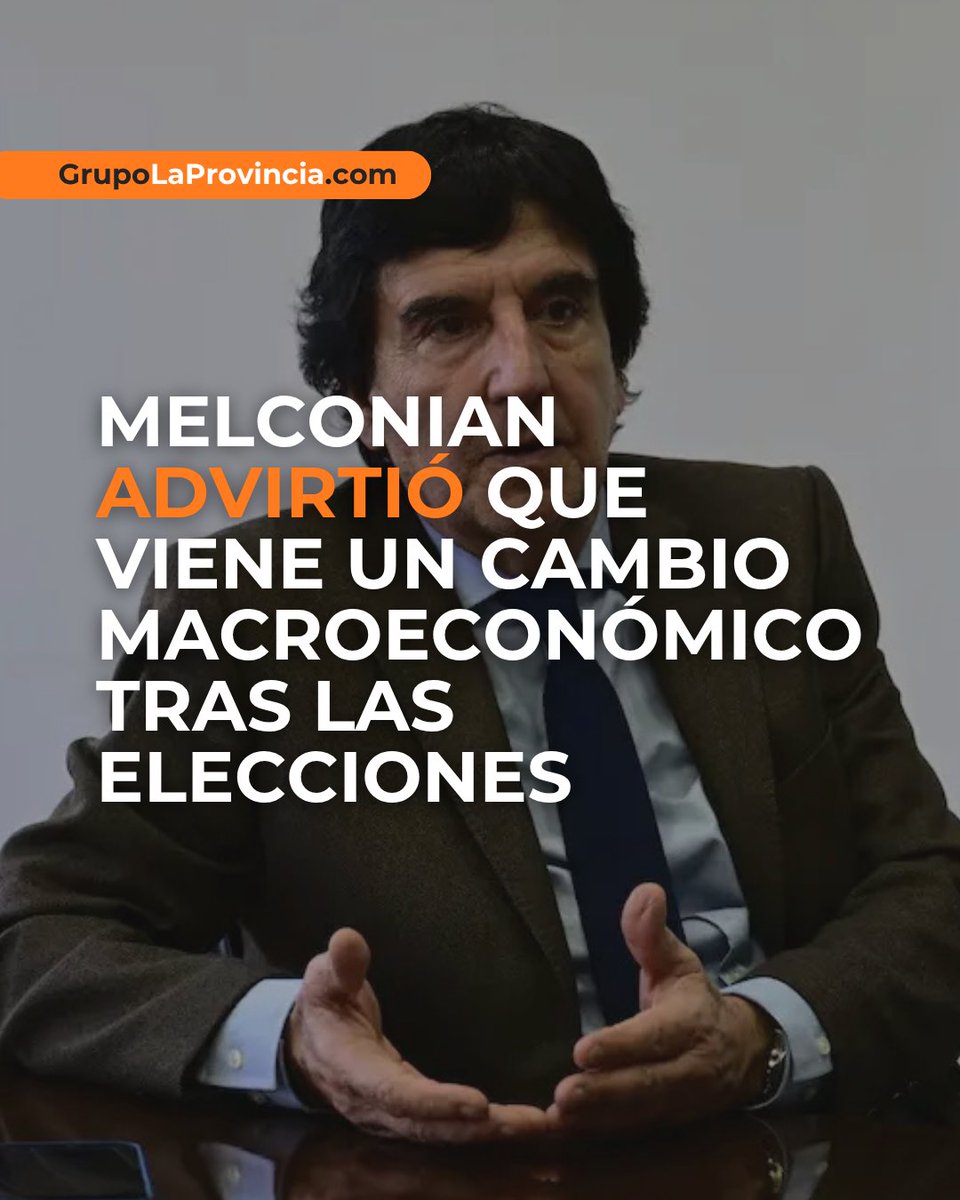 ⭕️ Melconian advirtió que “viene un cambio macroeconómico” tras las elecciones

grupolaprovincia.com/contenido/5907…

Melconian lanzó una dura advertencia tras el encuentro Milei–Trump: “Viene un cambio macroeconómico y el apoyo de EE.UU. es incierto”.

JM #Melconian #Milei #EEUU
