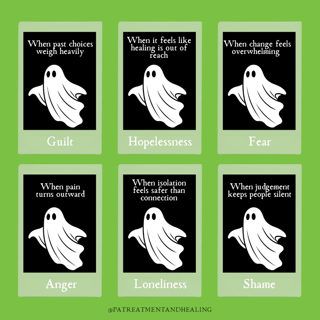 PATH_ToChange's tweet image. Haunting Emotions🏚

Sometimes, our past experiences or difficult emotions can feel like they’re following us everywhere—haunting our thoughts &amp;amp; actions long after the moment has passed.

You don’t have to face your ghosts alone.👻