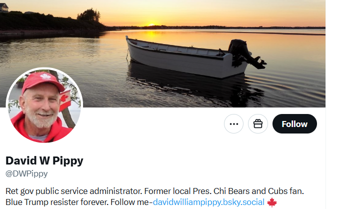 <a href="/DWPippy/">David W Pippy</a> Well, no shit. You are one of the people responsible for it. Your profile says it all. Retired "public service" (translation, leech), "Blue Trump resister for ever" (translation, moron who can't separate policy from partisanship). 

Fuck off.