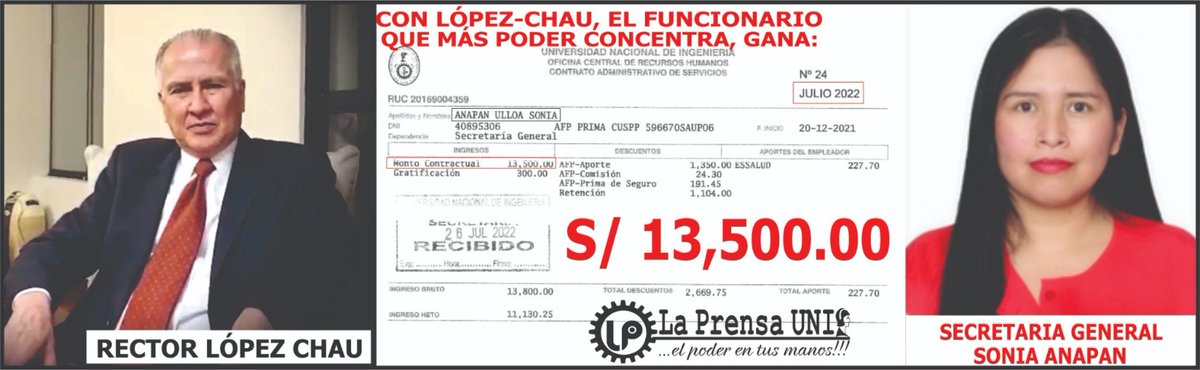 2TBalabarca's tweet image. #Teuni es #CPP de @LopezChauNava