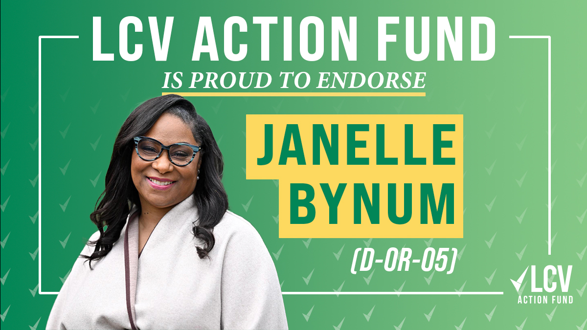 LCVoters's tweet image. #LCVAF is thrilled to endorse @bynum4thewin for re-election in #OR05. 

She is focused on addressing the affordability crisis and we are excited to support her again next November.