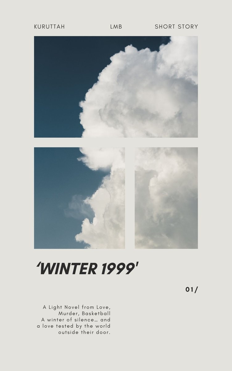 ✨ Winter 1999 — a new short story from Love, Murder, Basketball available for purchase!

Hiro &amp; Sakura’s first year as parents: love, survival, and finding warmth in a cold world.

57 pages.

All proceeds go toward my dog’s treatment 🐾

Official illustrated cover coming soon.