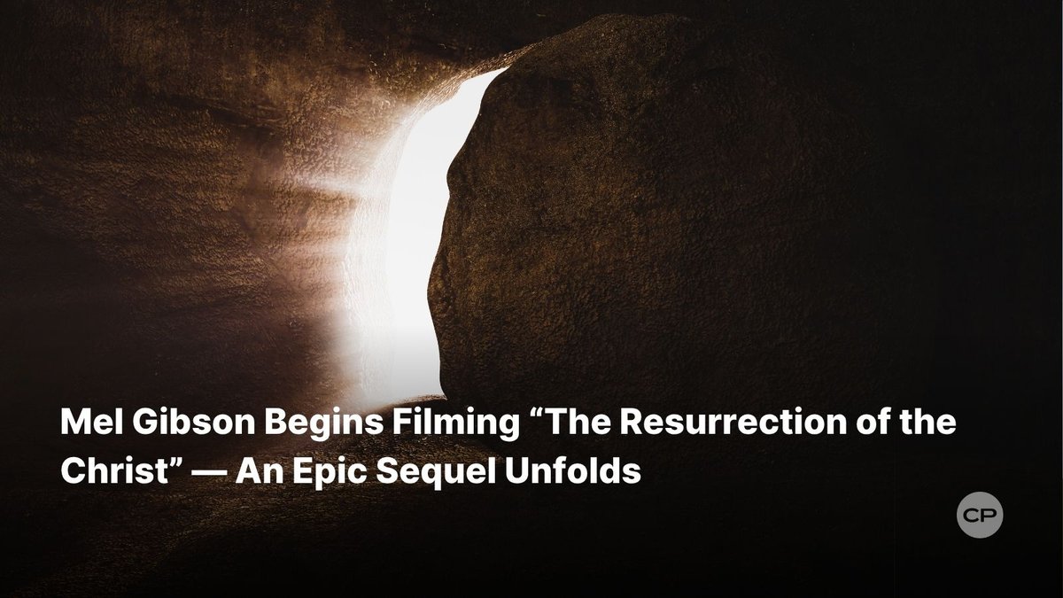 ChristianPost's tweet photo. “The Resurrection of the Christ” features a new cast and launches in 2027. Who’s excited to see the next chapter in this faith-filled cinematic story?  
#TheResurrectionMovie #MelGibson #FaithInFilm #NewCast
🔗 https://t.co/JyY1yp91tn https://t.co/BhMVBSkdKe