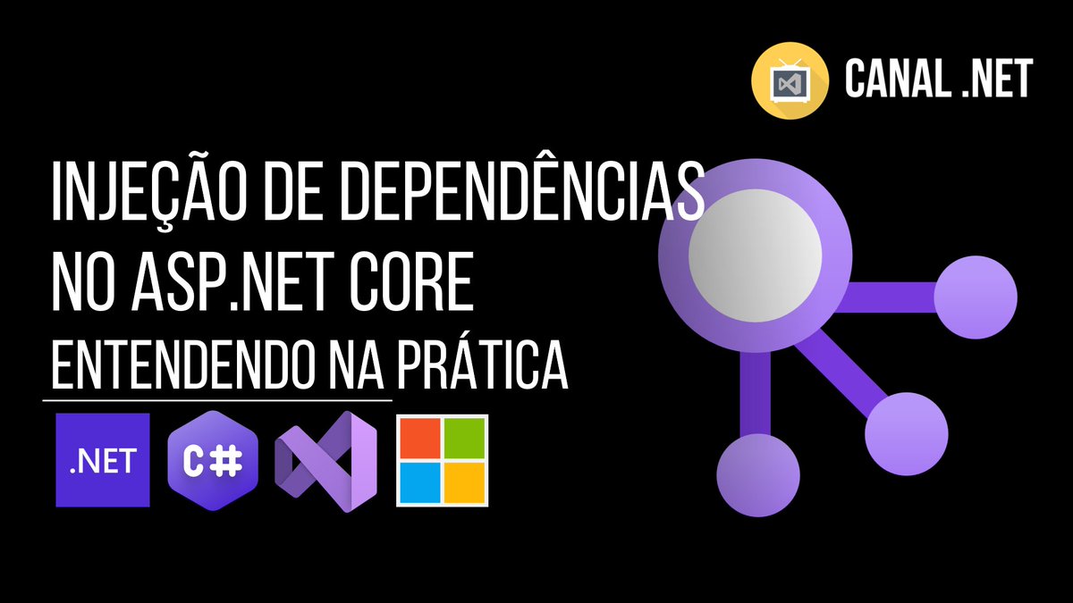 RenatoGroff's tweet image. Novo vídeo no Canal .NET -> Injeção de Dependências em ASPNET Core: entendendo na prática -- Link: youtube.com/watch?v=RUAygS…
C/ @ionixjunior
#dotnet #csharp #aspnetcore #aspnet #di #dependencyinjection #windows #macos #linux #canaldotnet #cortes #cortescanaldotnet